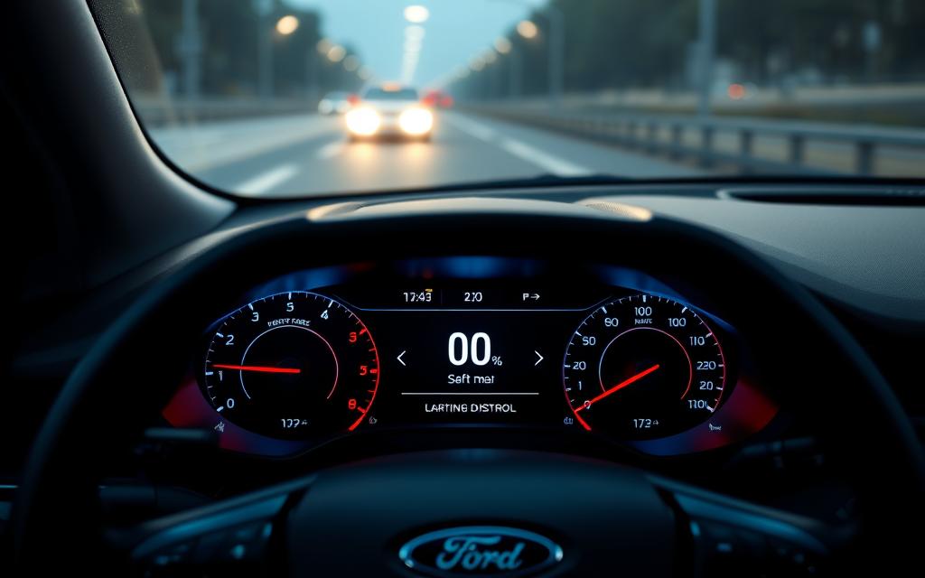 Ford Adaptive Cruise Control dashboard display